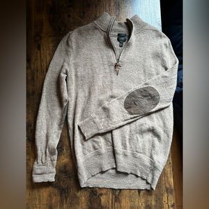 Men's J.Crew slim wool quarter-zip sweater